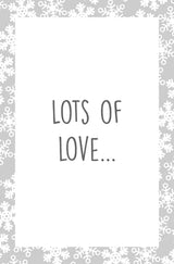 inside of Photo Upload Christmas Oversized Card