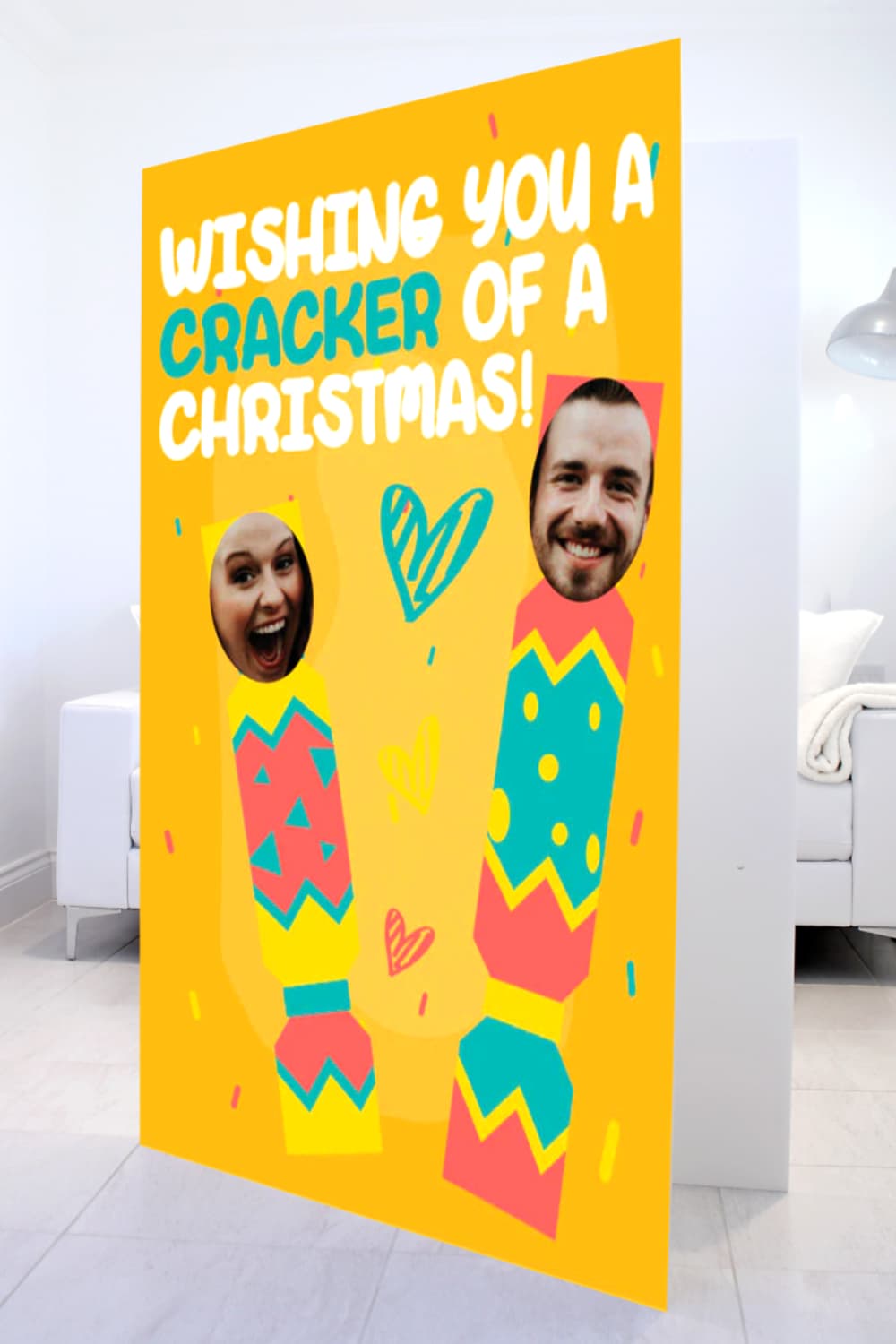 Cracker Christmas Custom Card