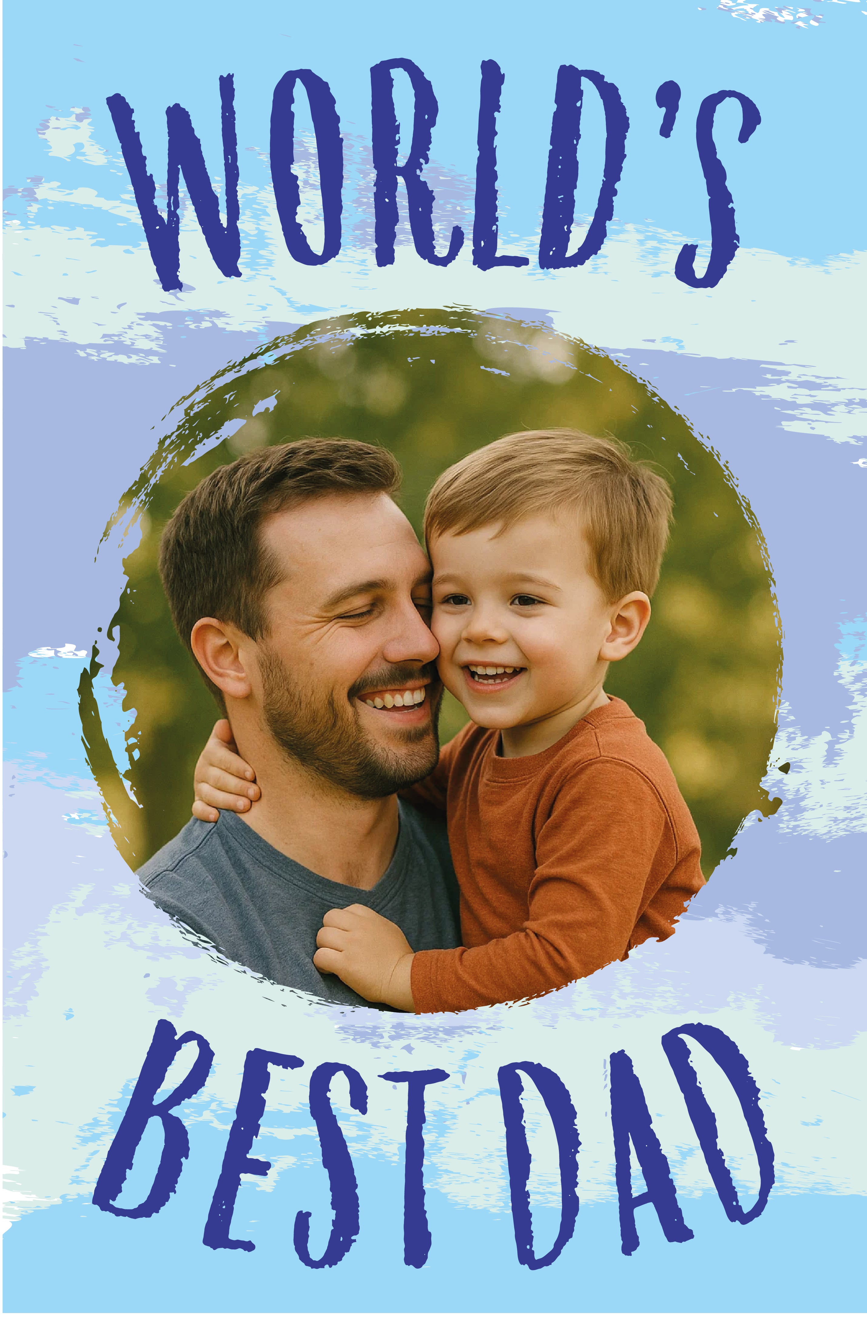 Happy Fathers Day - Worlds Best Dad Mega Card