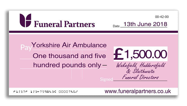 Giant cheques for corporate giving