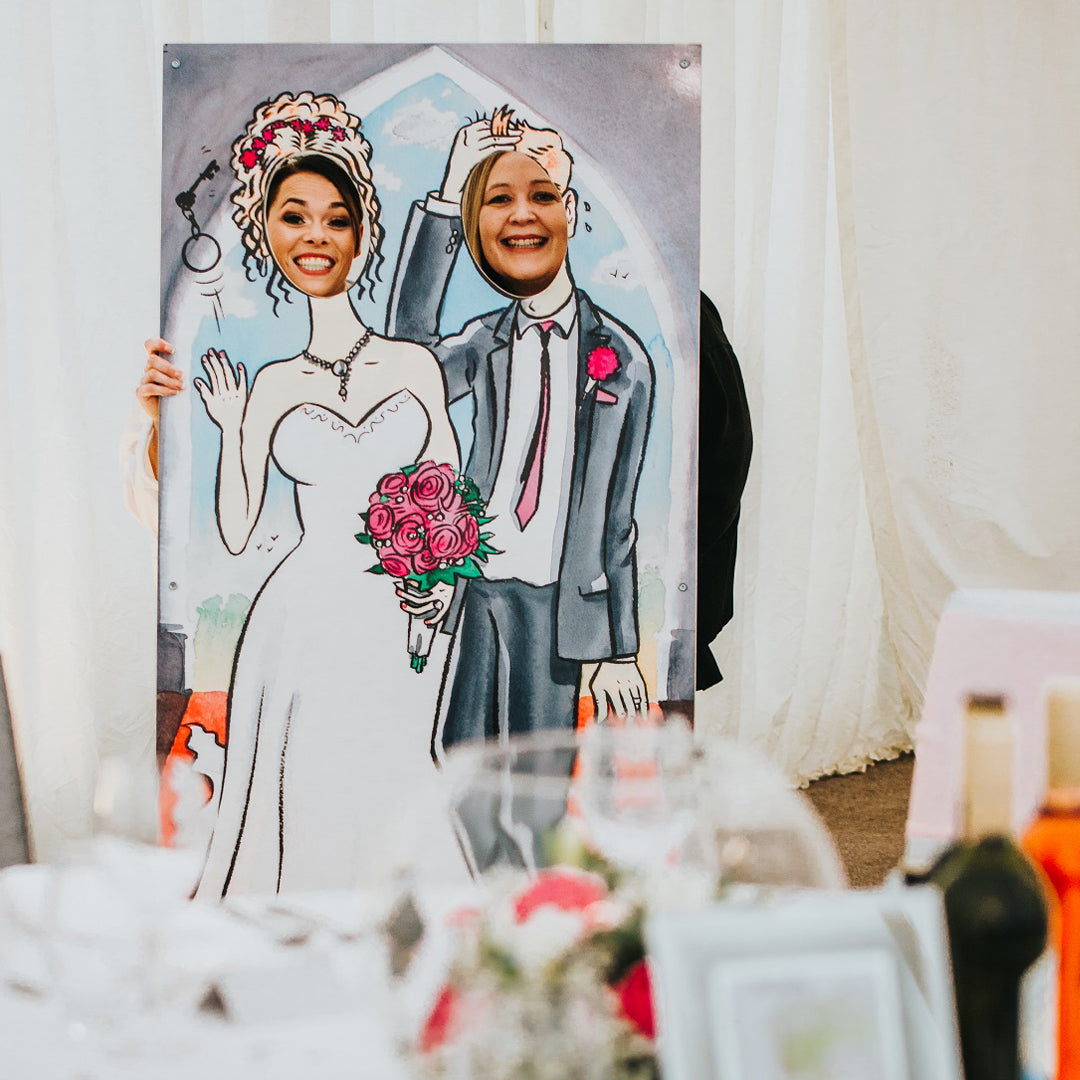 Ball and Chain Face in the Hole Board