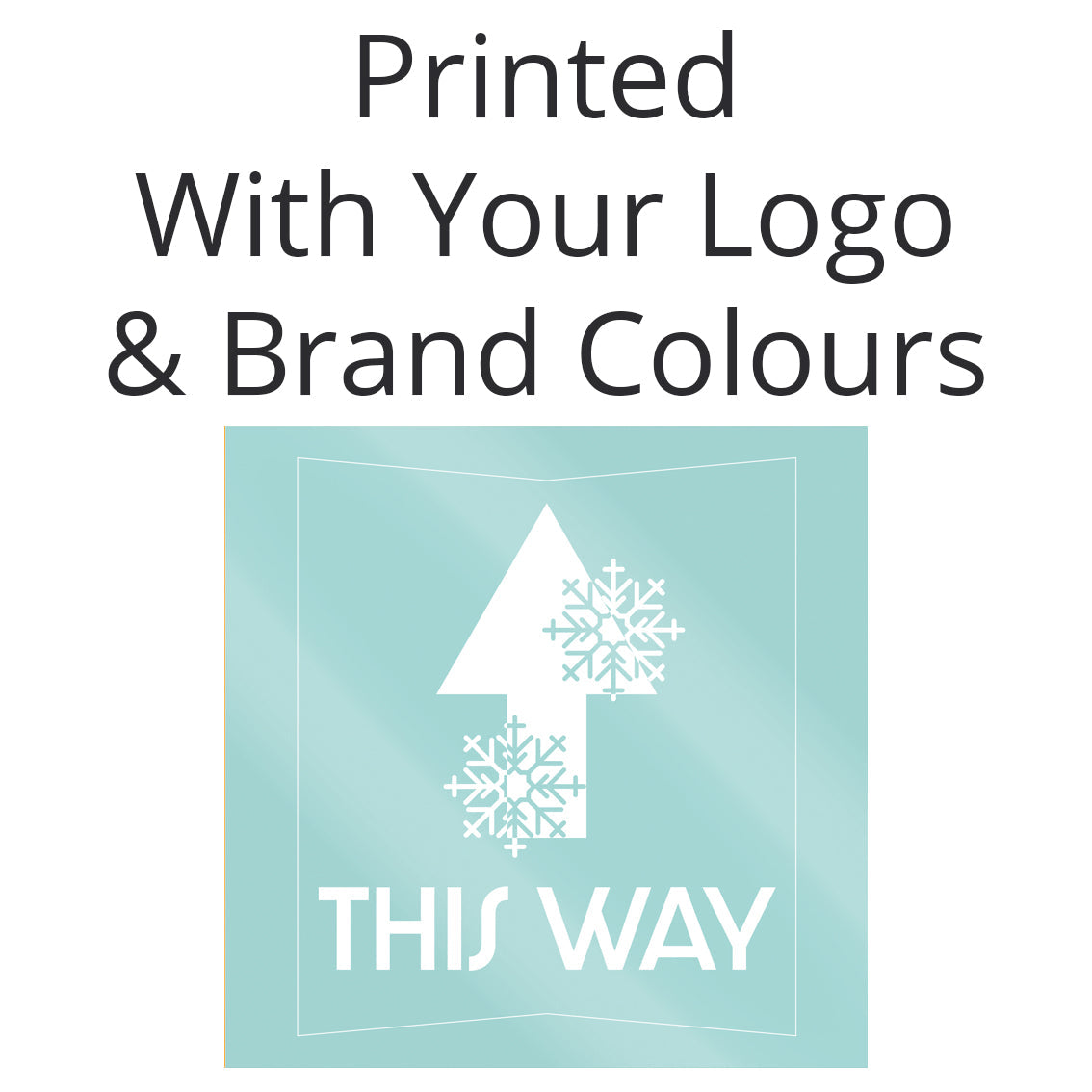 Christmas This Way Floor Stickers