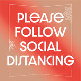 Christmas Social Distance Floor Stickers
