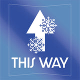 Christmas This Way Floor Stickers