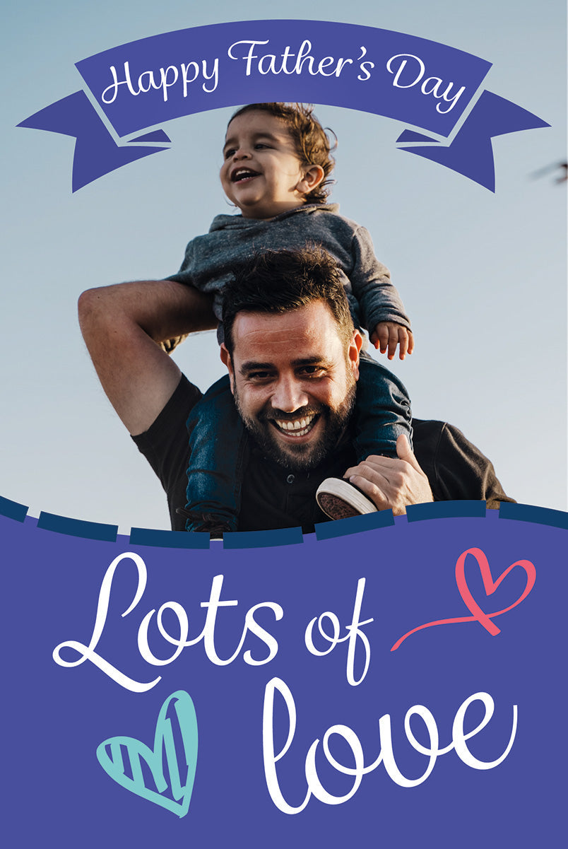 Fathers Day Photo Mega Card